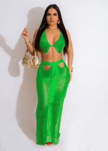 Load image into Gallery viewer, Casual sexy tassel bra beach skirt set AY2758
