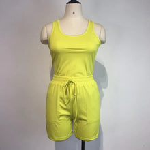 Load image into Gallery viewer, Casual Vest Shorts Tether Set (AY1238)
