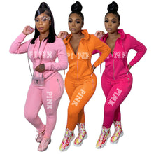 Load image into Gallery viewer, Plus size hoodie casual printed hoodie women&#39;s sport suit AY2587
