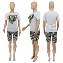 Load image into Gallery viewer, Casual short sleeve two piece set AY2067
