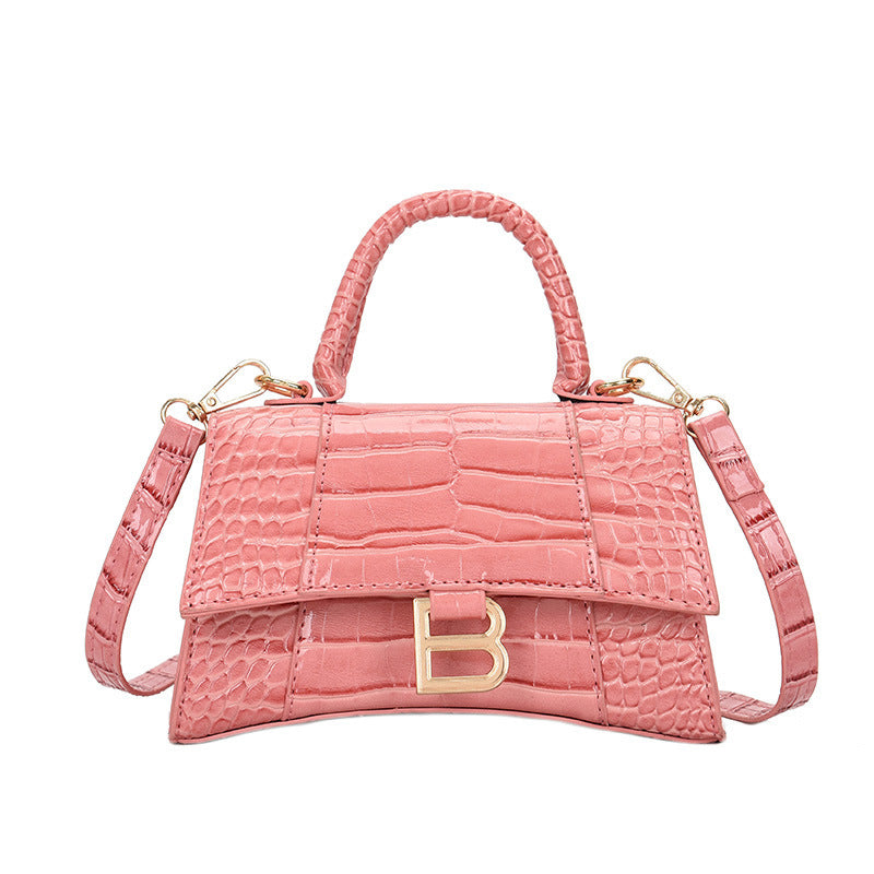 Bright leather letters casual shoulder bag（AB2055）