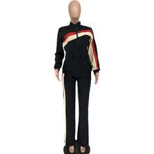 Load image into Gallery viewer, Fashion splicing casual suit（AY2503）
