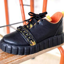 Load image into Gallery viewer, Colorful chain platform lace-up casual shoes (HPSD116）
