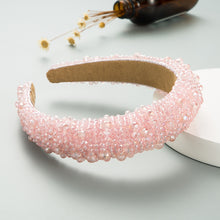 Load image into Gallery viewer, Hand Beaded Crystal Headband（AE4101）
