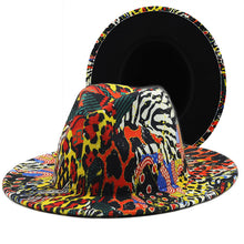 Load image into Gallery viewer, Fashion cool color matching jazz hat（AE4072）
