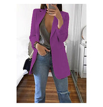 Load image into Gallery viewer, Solid color slim fit blazer（AY1264)
